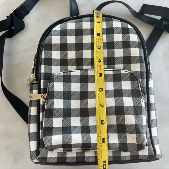 Gingham backpack. 10” x 8” - Picture 5 of 9